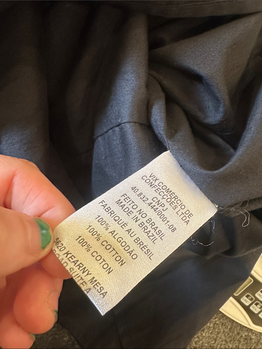 Vix “Tara” Black Plunge Neck Open Strappy Back Side Slit Cotton MIDI Dress Small - Picture 11 of 11